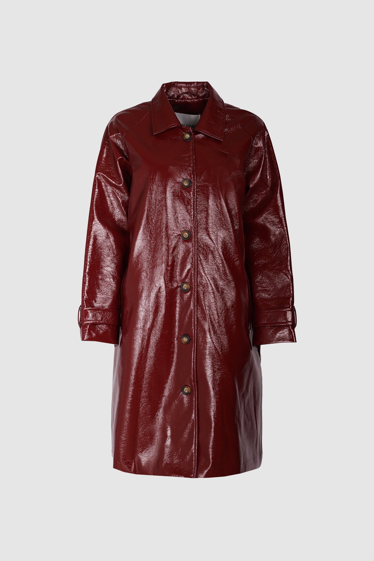 NUAGEW01 COAT MIDI - BORDEAUX