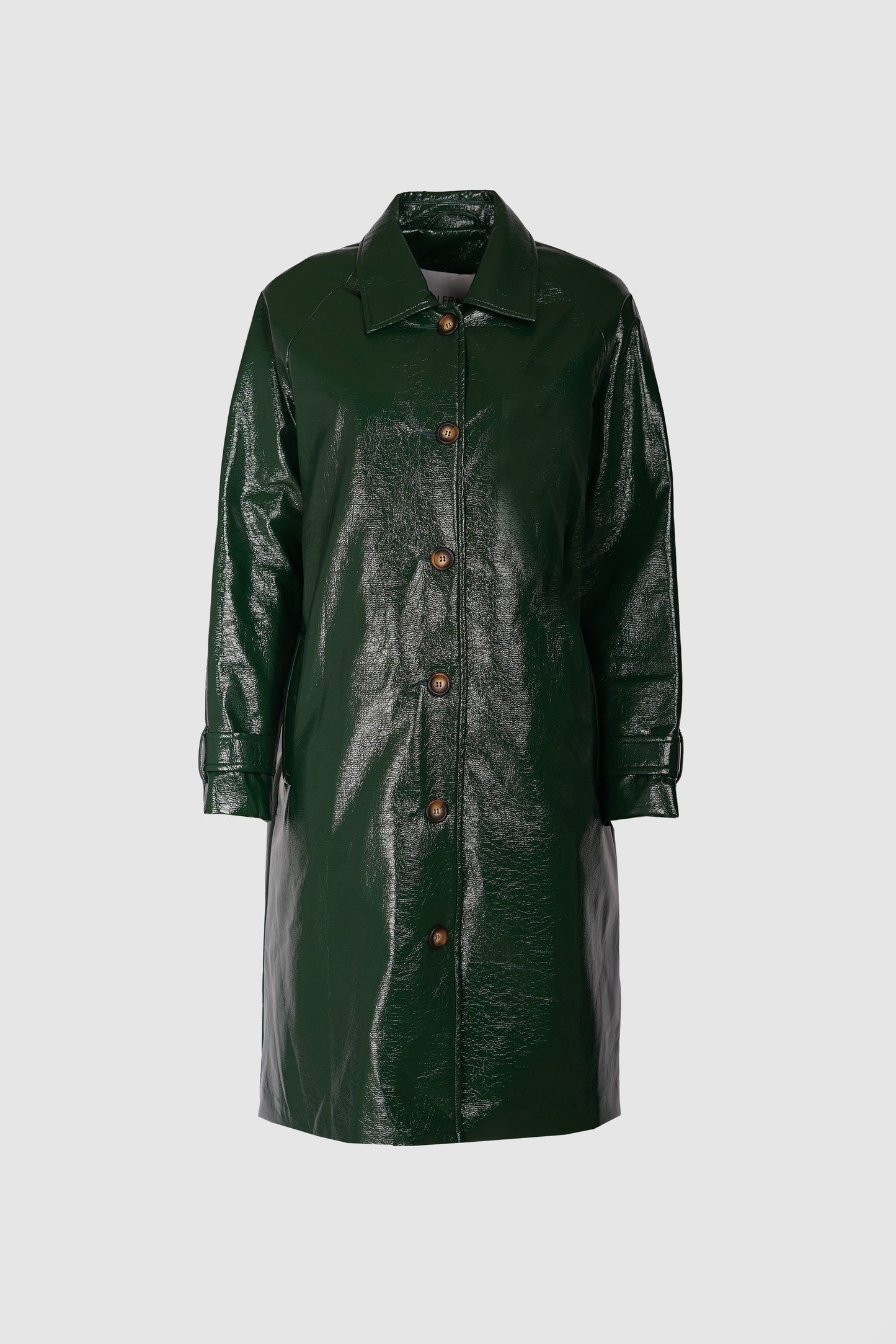 NUAGEW01 COAT MIDI - DARK GREEN